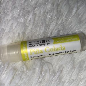 Brand New & Sealed rinse bath &body co.Pina Colada Nourish Pucker Stick Lip Balm